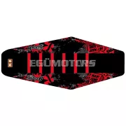 Stage6 üléshuzat teljes borítású, piros / fekete, Yamaha DT