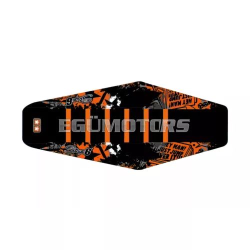 Stage6 üléshuzat teljes borítású, narancssárga / fehér, Yamaha DT