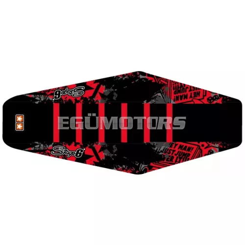 Stage6 üléshuzat teljes borítású piros / fekete, Beta RR (2011-2020)