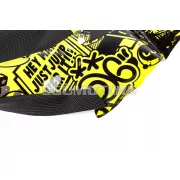 Stage6 üléshuzat teljes borítású, fekete - sárga, Sherco 50cc 2006-ig