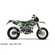 Stage6 üléshuzat teljes borítású zöld / fekete, Sherco SM-R 50 2013-tól