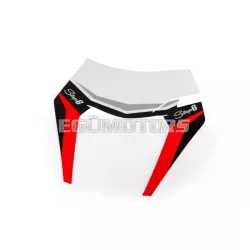 Stage6 fényszóró maszk matrica piros, KTM EXC