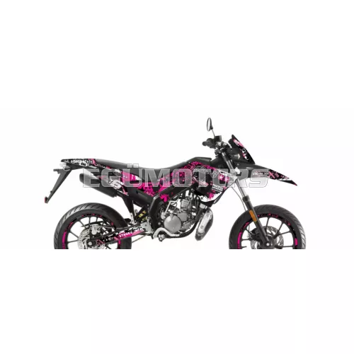 Stage6 grafikai szett pink / fekete, Derbi Xtreme (2018-2020)