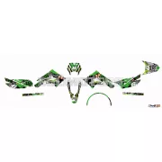 Stage6 grafikai szett zöld / fekete, Derbi Xtreme (2011-2017)