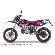 Stage6 üléshuzat teljes borítású pink / fekete, Derbi Xtreme (2011-2017)