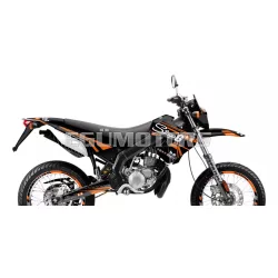   Stage6 grafikai szett narancssárga, Derbi X-Treme (2006-2010)