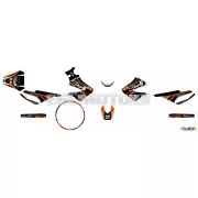 Stage6 grafikai szett narancssárga, Derbi X-Treme (2006-2010)