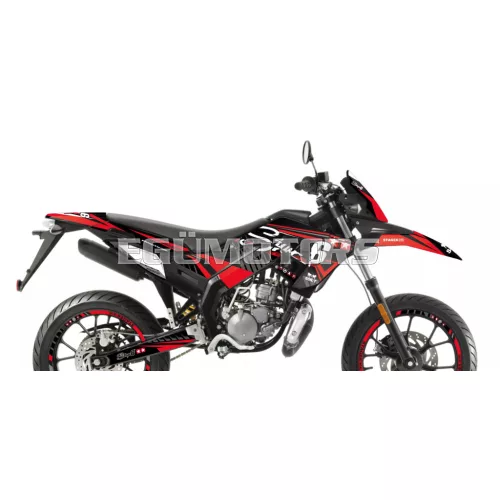 Stage6 grafikai szett piros, Derbi X-Treme (2018-2020)