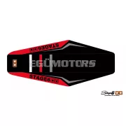 Stage6 üléshuzat teljes borítású piros, Derbi Senda (2000-2010)