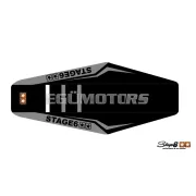 Stage6 üléshuzat teljes borítású fekete, Derbi X-Treme (2018-2020)