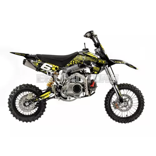 Stage6 Pit Bike grafikai szett sárga / fekete, YCF Pilot