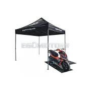 Stage6 MK2 versenysátor szett oldalfalakkal, székekkel és szőnyeggel