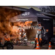 Stage6 MK2 versenysátor szett oldalfalakkal, székekkel és szőnyeggel