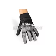 Stage6 Street motoros kesztyű fekete / szürke, S