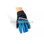 Stage6 Street motoros kesztyű kék / fekete, S