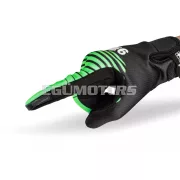 Stage6 Street motoros kesztyű zöld / fekete, L