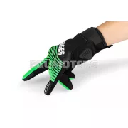 Stage6 Street motoros kesztyű zöld / fekete, M