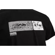 Stage6 Racing Approved póló fekete, XL