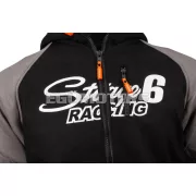 Stage6 motoros kapucnis pulóver szürke, S