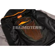 Stage6 motoros kapucnis pulóver szürke, S