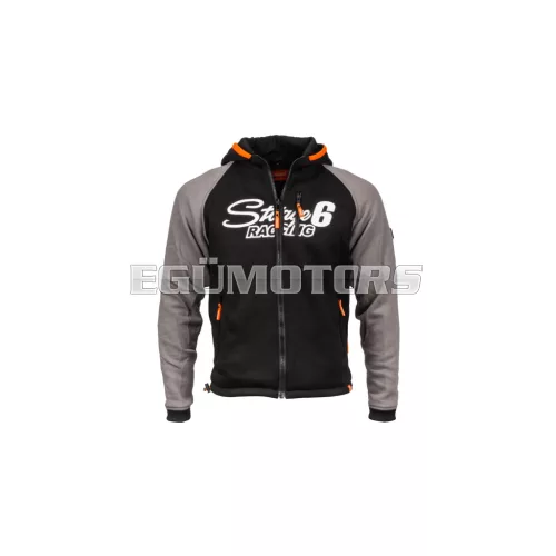 Stage6 motoros kapucnis pulóver szürke, XXL