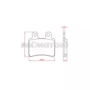 Stage6 Sport fékbetét, Yamaha DT