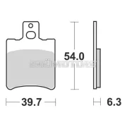 Stage6 Racing fékbetét, Yamaha Aerox / Neos