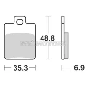 Stage6 Racing fékbetét, S14, Piaggio Zip / Vespa / MP3