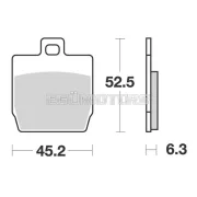 Stage6 Racing fékbetét, Yamaha Aerox (hátsó) / Slider (első)