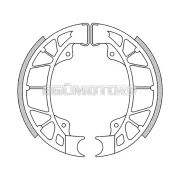 Stage6 Racing fékpofa 110x25mm, Piaggio / Vespa