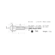 Stage6 féktárcsa csavar M8