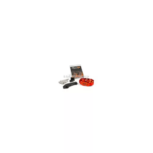 4-piston Caliper with adapter Brembo Stage6 R/T Orange