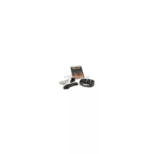 4-piston Caliper with adapter Brembo Stage6 R/T Black