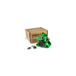   Front Brake Caliper CNC aluminium Stage6 Minarelli / Piaggio / Peugeot green