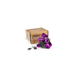   Front Brake Caliper CNC aluminium Stage6 Minarelli / Piaggio / Peugeot purple