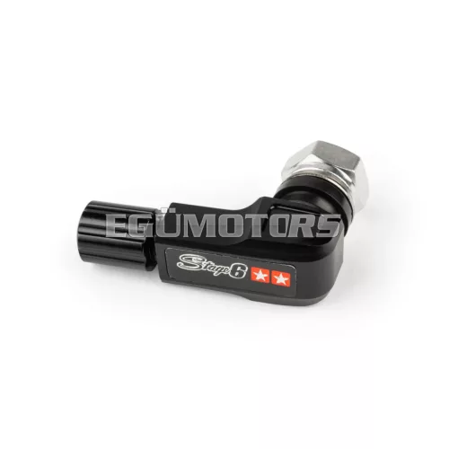 Stage6 gumiszelep 90° fekete