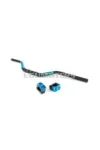 MX Handlebar 28mm + Clamps Stage6 Blue