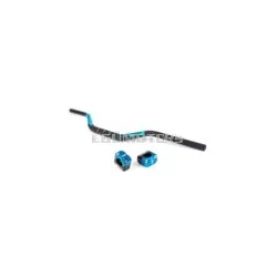 MX Handlebar 28mm + Clamps Stage6 Blue