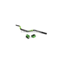 MX Handlebar 28mm + Clamps Stage6 Green