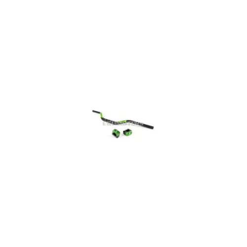 MX Handlebar 28mm + Clamps Stage6 Green