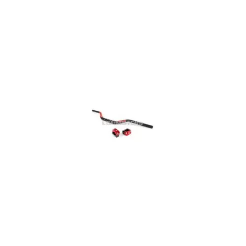 MX Handlebar 28mm + Clamps Stage6 Red