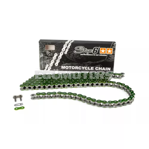 Stage6 HQ 420 lánc, Eloxált Zöld