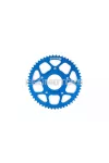 Stage6 hátsó lánckerék 53 fog - 420 alumínium CNC, kék, Peugeot / Rieju