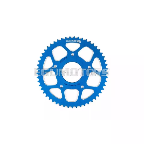 Stage6 hátsó lánckerék 53 fog - 420 alumínium CNC, kék, Peugeot / Rieju