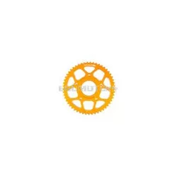   Rear Sprocket 53T - 420 Stage6 alu CNC orange Peugeot / Rieju