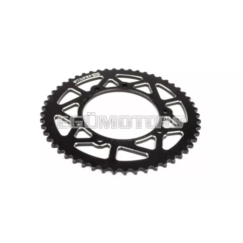 Stage6 hátsó lánckerék 53 fog - 420 alumínium CNC, fekete, Rieju MRT