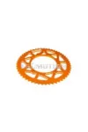 Rear Sprocket 53 teeth - 420 Stage6 aluminium CNC orange Rieju MRT