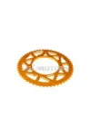 Rear Sprocket 53 teeth - 420 Stage6 aluminium CNC yellow Rieju MRT