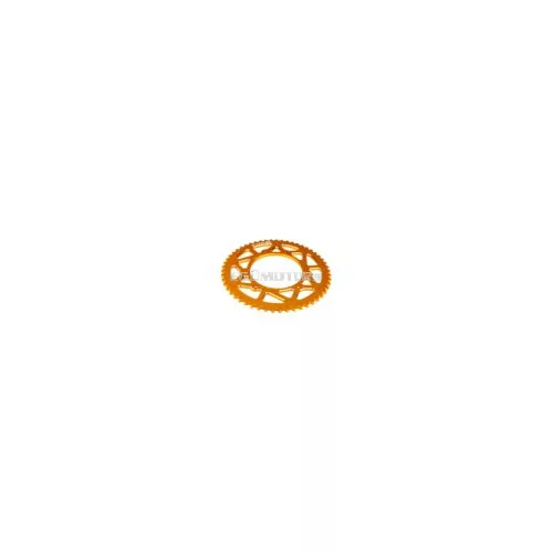 Rear Sprocket 53 teeth - 420 Stage6 aluminium CNC yellow Rieju MRT