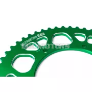 Stage6 hátsó lánckerék 53 fog - 420 alumínium CNC, zöld, Aprilia SX 50